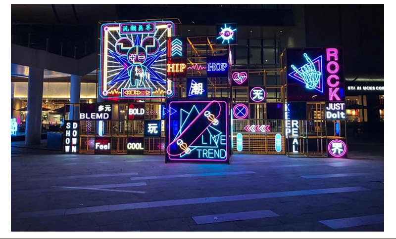 12V low-voltage LED neon light strip, 6*12 color-changing RGB flexible light strip, 5M with power supply, remote control and card suction set pic 4