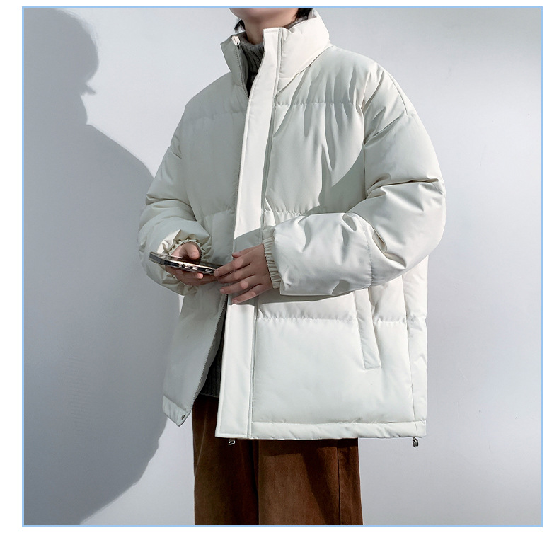 Cross-border M-8XL large-sized cotton-padded jacket for both men and women, winter custom thickened stand-up collar cotton-padded jacket, loose thickened cotton-padded jacket for men pic 26
