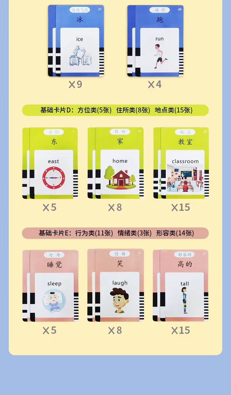Educational early education card machine for children 1-3-6 years old bilingual Chinese and English enlightenment cognition and character recognition card learning machine toy pic 18
