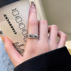 彩色串珠开口戒指女ins风甜美小众设计食指戒夏季百搭手饰品批发详情4