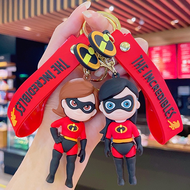 动漫超人总动员钥匙扣挂件情侣礼品车载钥匙链圈详情2