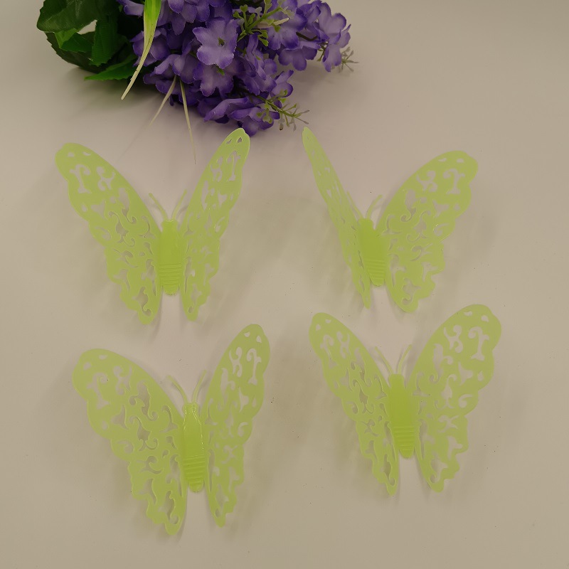 厂家直销3D立体镂空蝴蝶夜光蝴蝶炫彩蝴蝶渐变色蝴蝶详情38