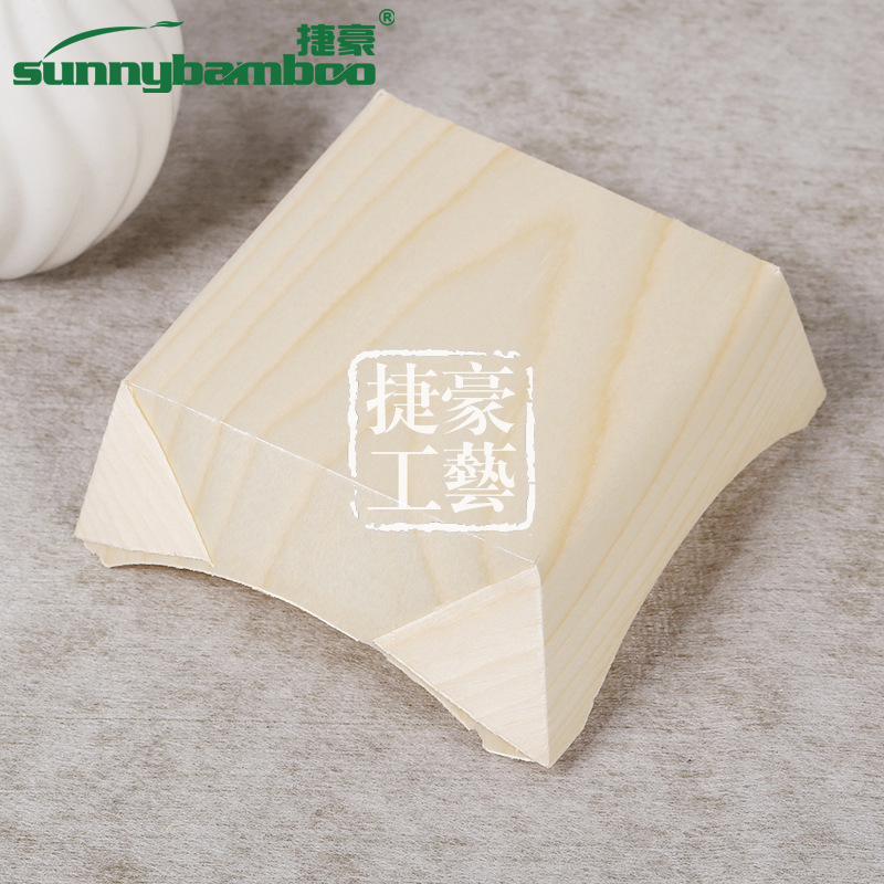 Disposable wooden containers, wooden mousse cups, sushi cups, wooden cups, cake cups, and eco-friendly tableware can be customized pic 9