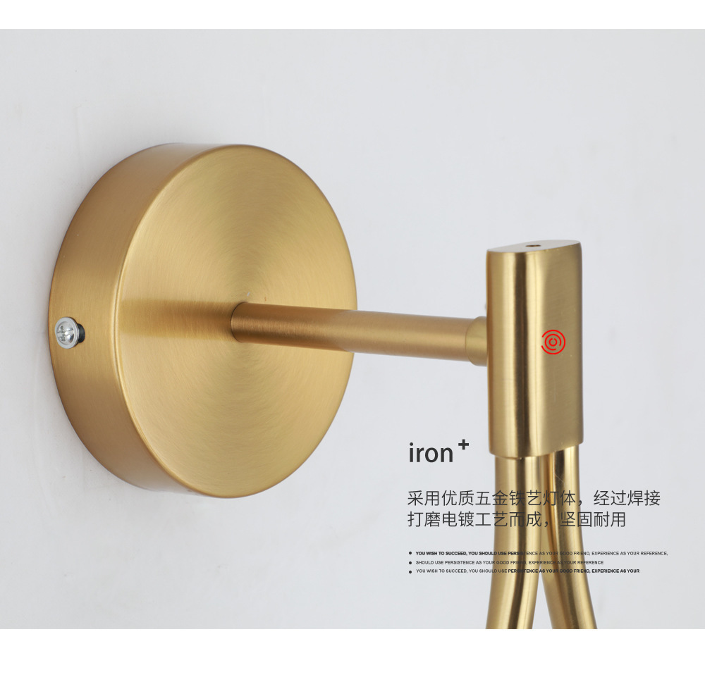 Minimalist Nordic modern wall lamps, simple restaurant and hotel corridor passageway lights, creative and light luxury bedroom led bedside lamps pic 3