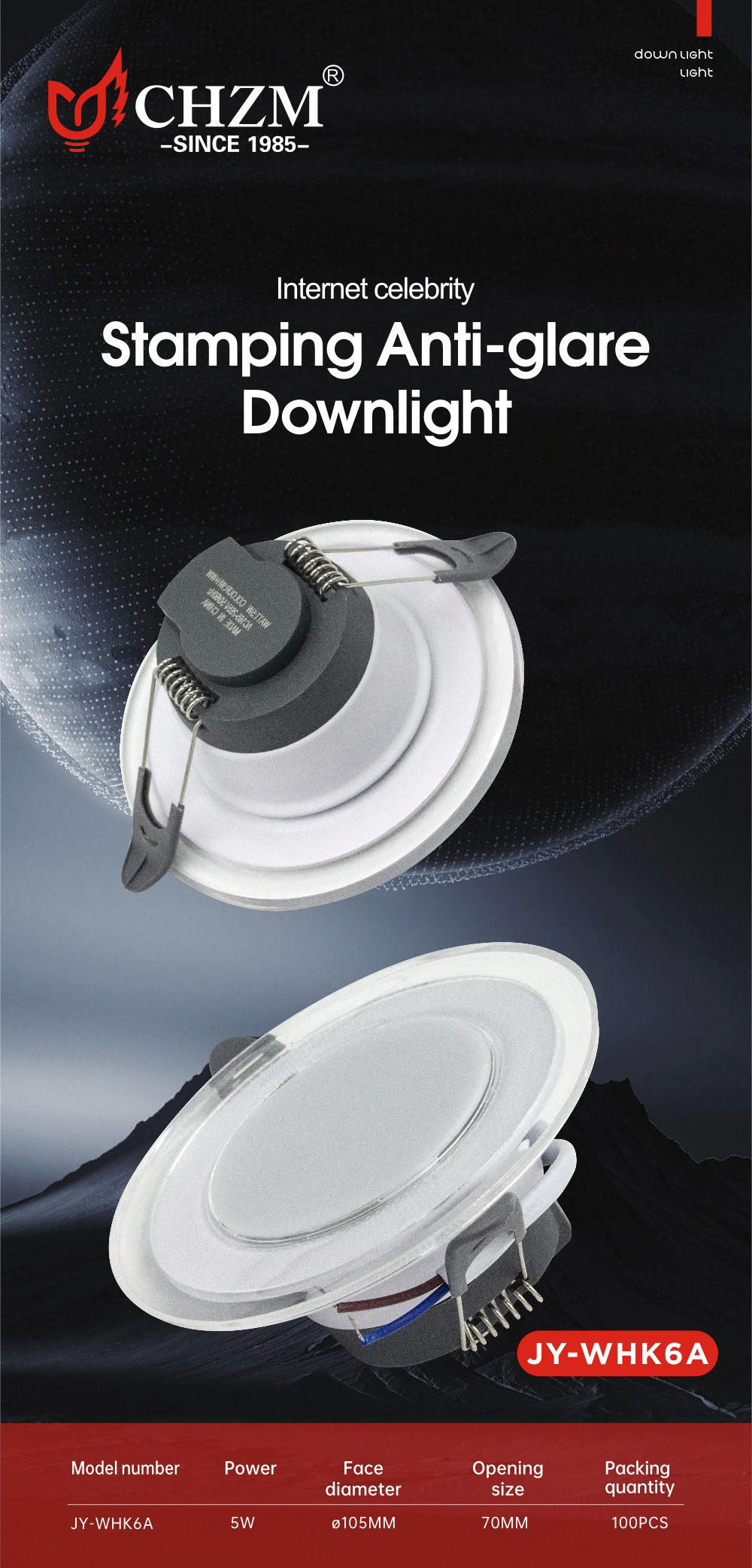 New design without main light: small hill spotlights, embedded led downlights, ceiling lights, spotlights for bedrooms and living rooms pic 1