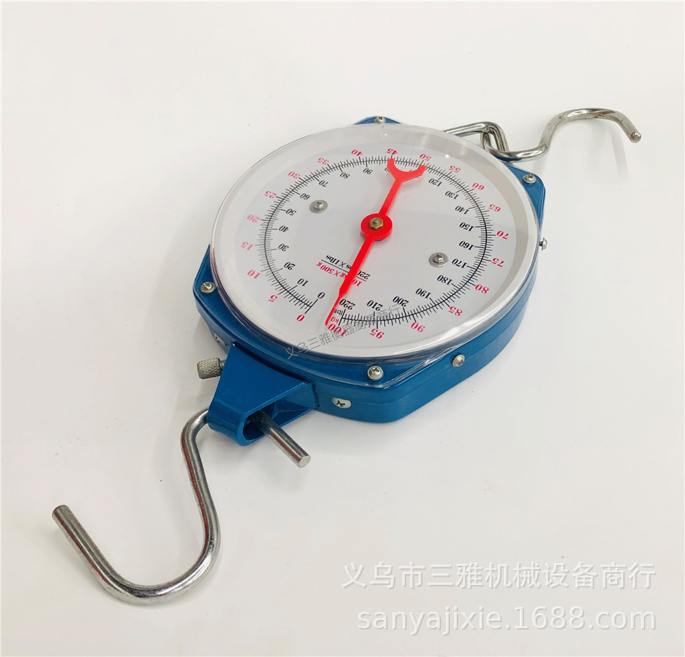 Commercial kilogram hanging scales, large mechanical pointer dial hook scales, 50 to 200kg spring scales for export pic 16