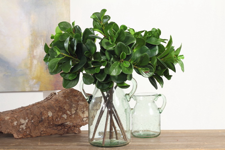 Dongli Flower Industry Factory offers wholesale of high-end artificial green plants with a touch, including green leaf jade and peperomia, as well as bouquets, desktop potted plants, and decorative flower arrangements pic 7