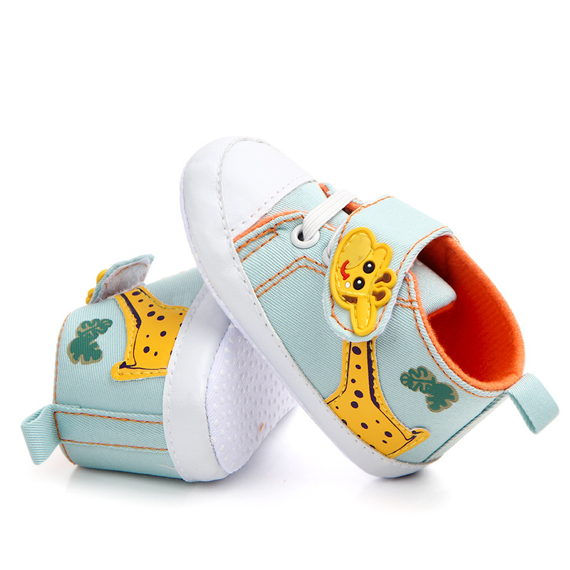 Factory direct sales of best-selling items: Cartoon giraffe pattern baby shoes, small anti-slip walking shoes 0011 pic 2