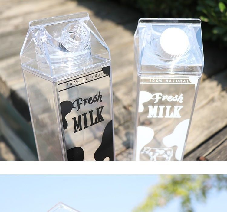创意牛奶盒造型水杯韩版小清新少女心随手杯学生便携新疆专链详情4