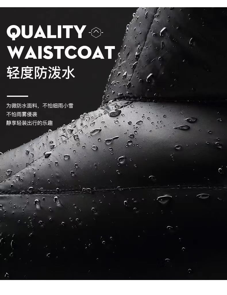 2024年冬季新款羽绒服男轻薄款修身冬装轻型短款保暖运动外套男详情3