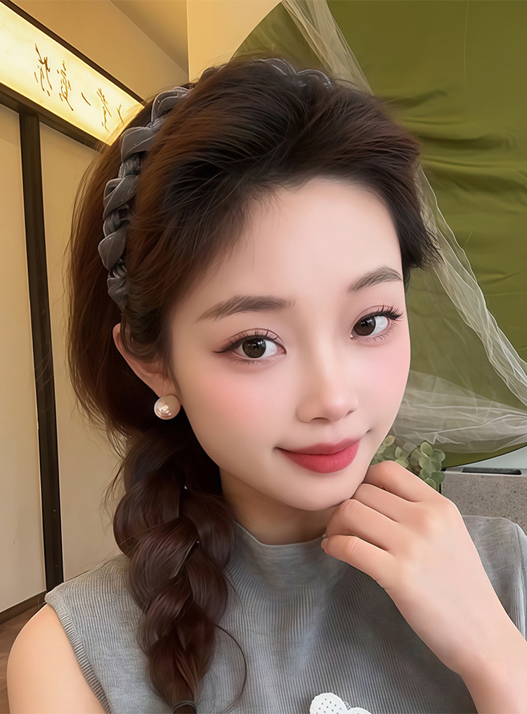 Paris Princess Hairband for Women, 2025 New style, high-end, stylish and fashionable face-washing hairpin, high top headband headwear pic 5