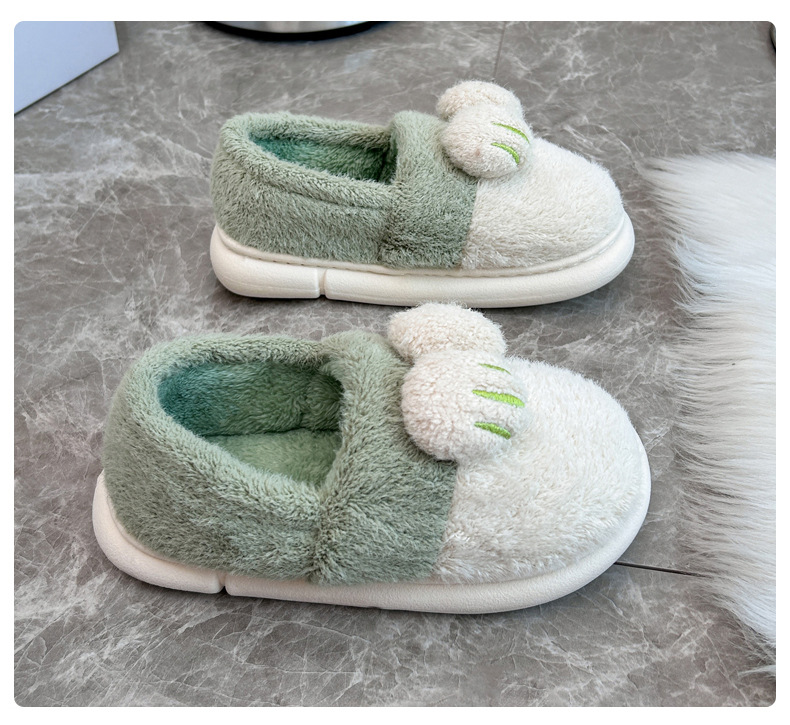 新款拖鞋儿童棉鞋冬季软底防滑家居宝宝男童女童保暖毛绒鞋子详情25