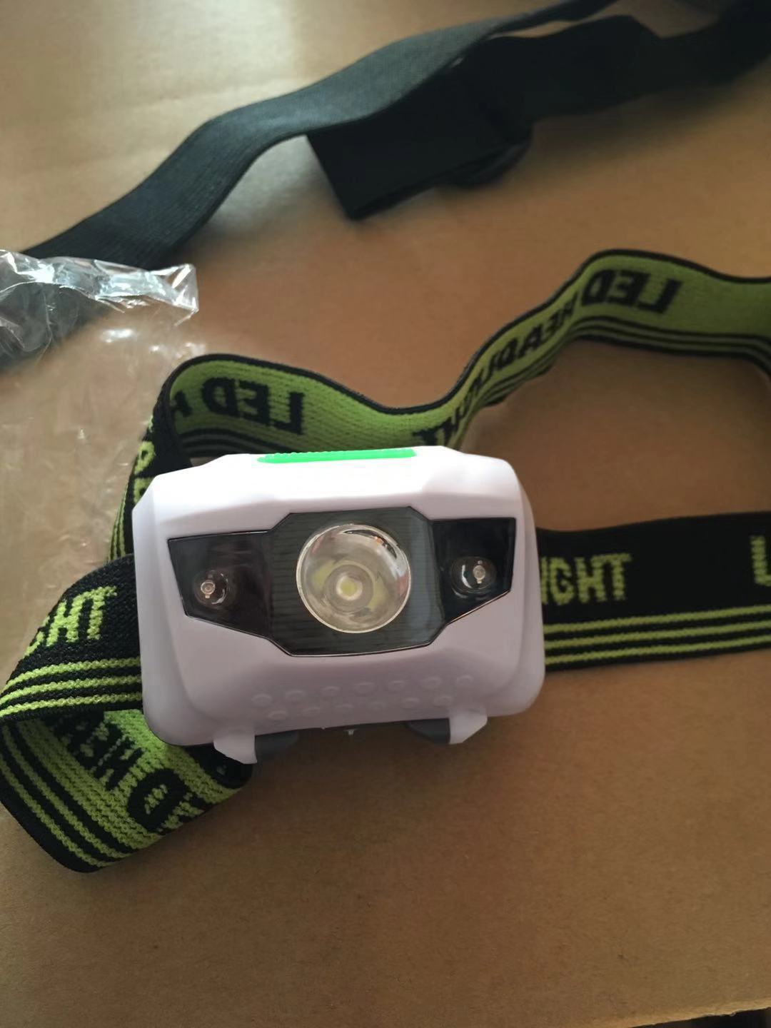 1+2 three-light, red light, strong light, LED battery, LED headlight strip, red light, outdoor night cycling and fishing headlight pic 1