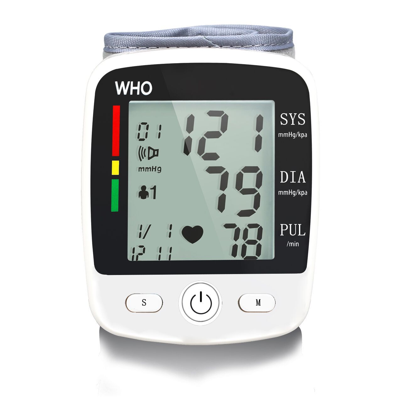 Foreign trade English version home fully automatic smart wrist electronic blood pressure monitor, lithium battery voice blood pressure monitor, blood pressure monitor pic 1