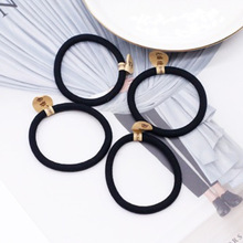 Wholesale of 4MM thick hair ties, colorful high-elasticity hair ties, rubber bands, basic hair bands and hair accessories from Europe and America pic 14