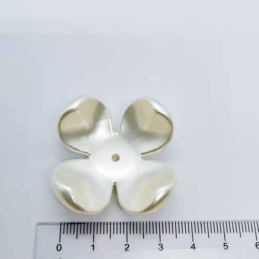 diy pearl flower plastic Korean-style three-dimensional petal hair accessory, hand accessory, corsage, wedding bride accessory, ins pic 3