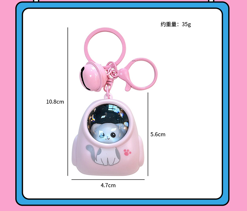 Cute little bear schoolbags, night lights, keychains, popular atmosphere lights, key chains, bags, pendants, claw machines, gift wholesale pic 4