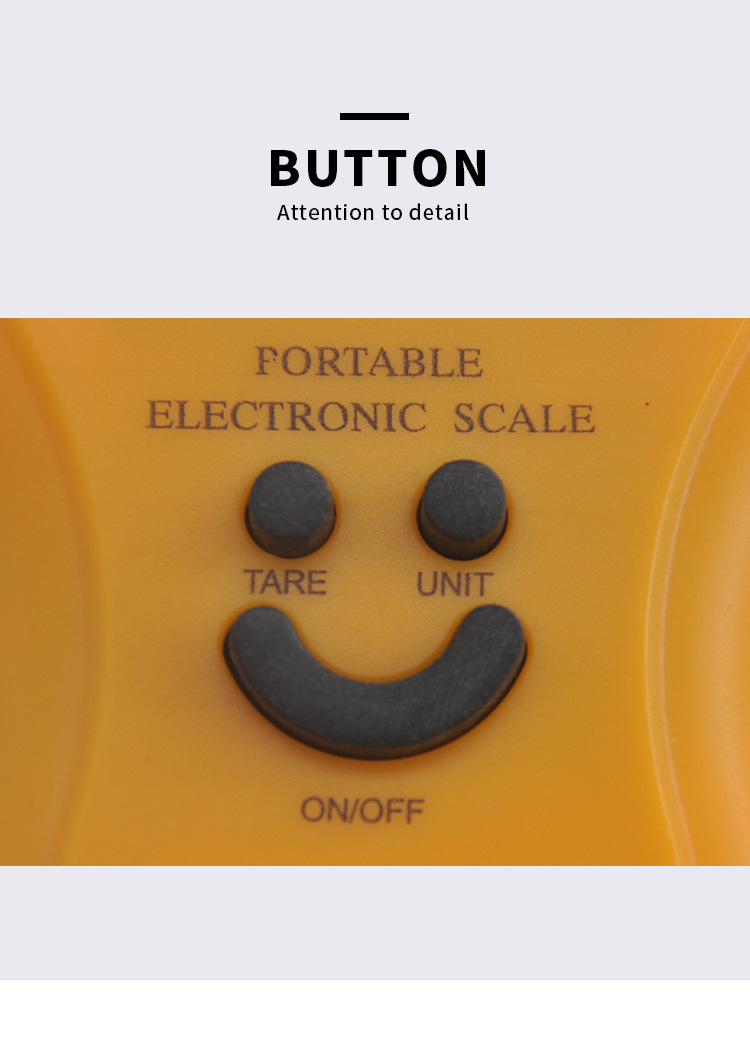 [FF1976-742E] Factory direct sales of electronic portable scales, household electronic hook scales, cross-border foreign trade luggage scales, LCD display gourd scales pic 4