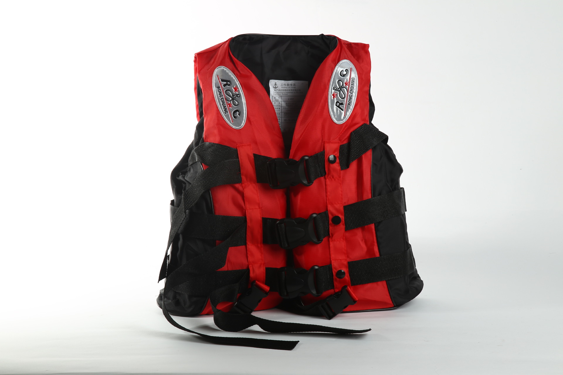 Outdoor rafting suits, adult life jackets, floating suits, flood resistance suits, water world rafting and swimming safety suits in stock pic 6
