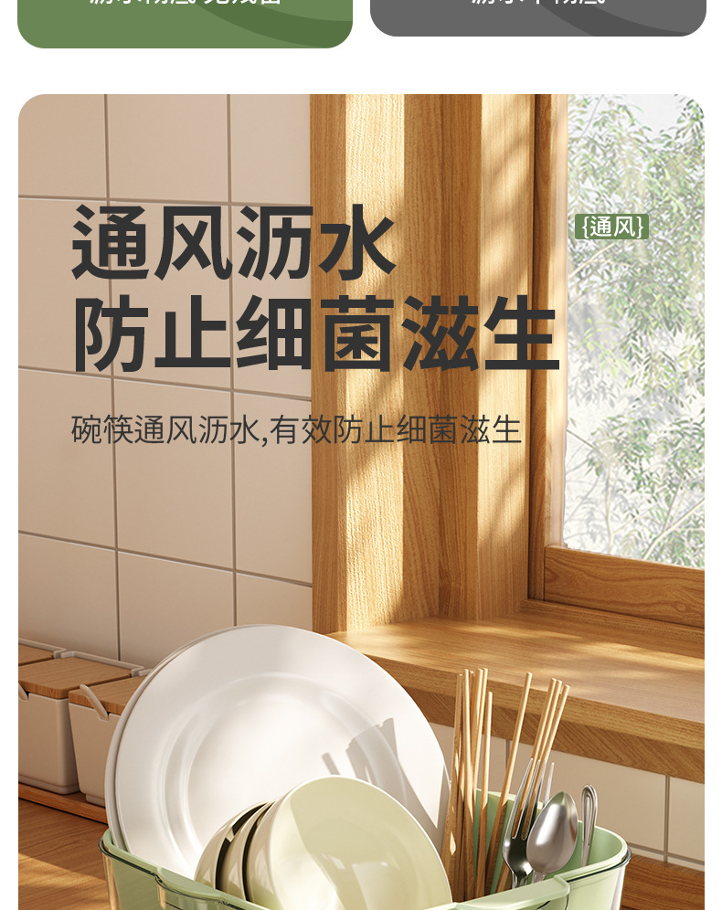 新款 沥水篮双层加厚透明洗菜盆厨房家用客厅多功能洗水果蔬菜篮详情8
