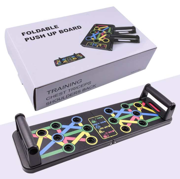 Push-up folding multi-functional fitness board, home exercise equipment pic 3