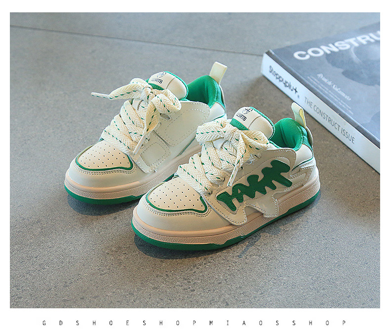 2022秋季男童鞋时尚潮流新款板鞋女童百搭软底运动鞋春夏小白鞋子详情31