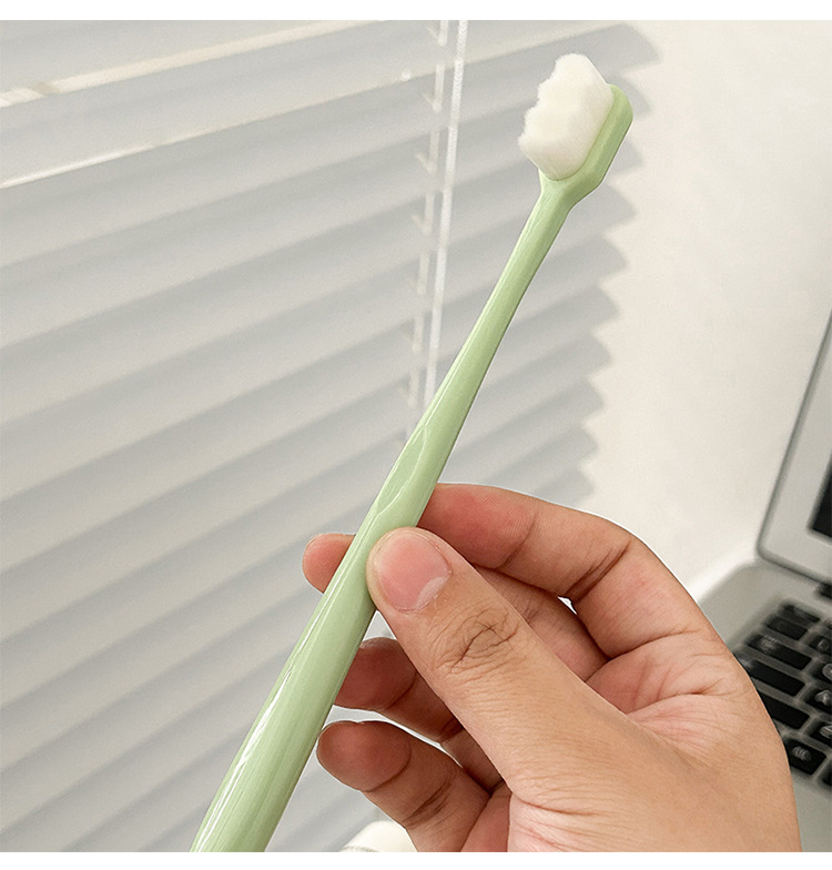 Japanese micro-nano 10,000-bristle toothbrush, ultra-fine soft bristles, postpartum confinement, adult home 10,000-bristle individual packaging toothbrush pic 11