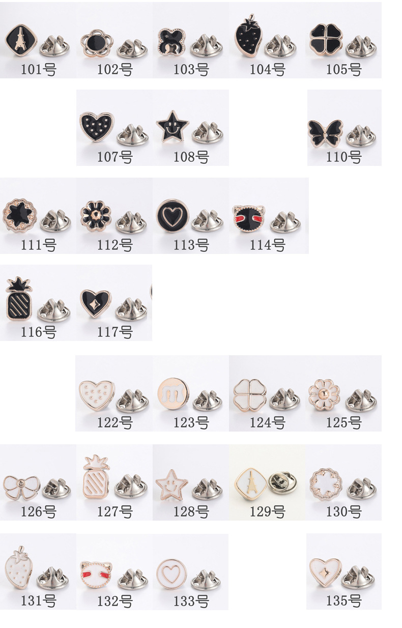 Xinpeng button anti-glare buckle, nail-free, detachable clothes, sweaters, shirts, cardigans, decorative hidden buttons, invisible, sewn small brooch buttons pic 8