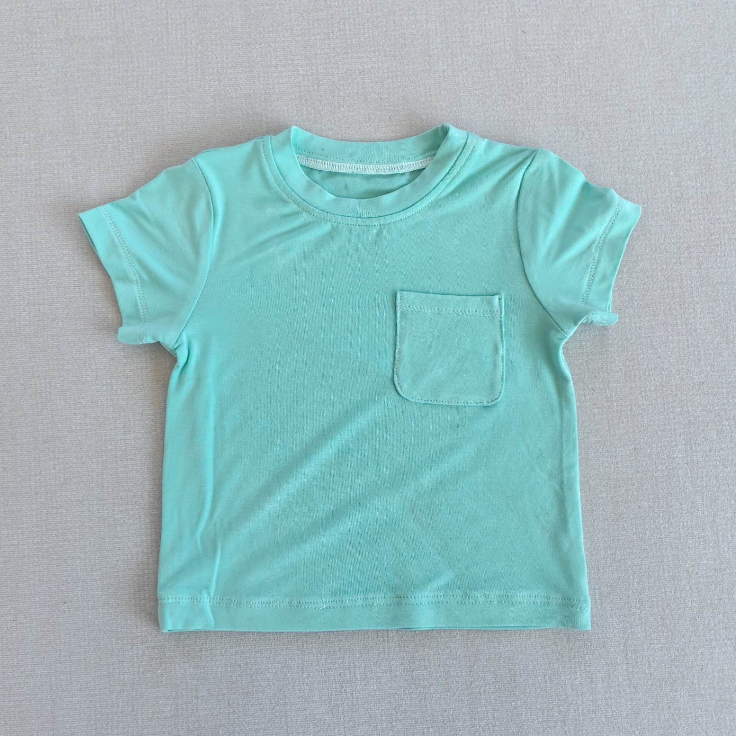 2024春夏婴儿竹纤维短袖T恤宝宝轻薄透气半袖上衣小童A类短袖夏装详情7