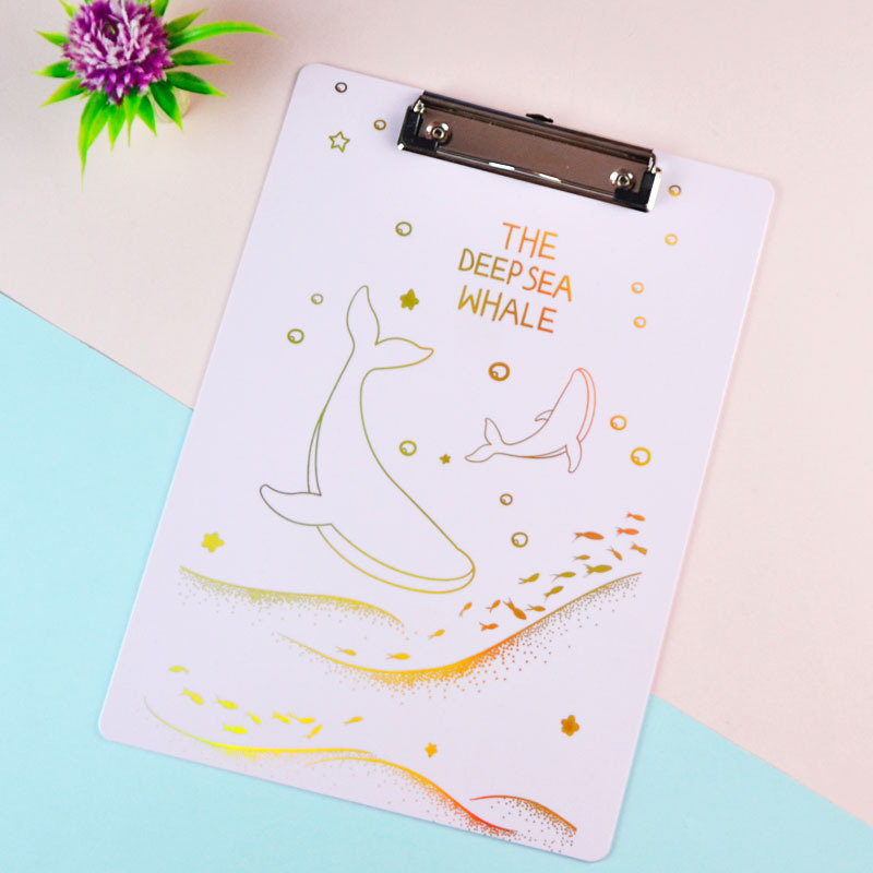 New best-selling vertical strong document single clamp, conference contract materials folder, gold-embossed plate clamp customization pic 11