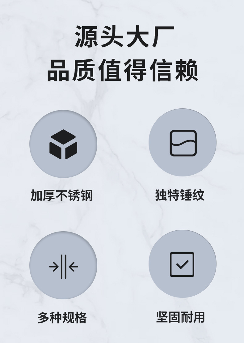 不锈钢锤纹雪花干锅加厚炸鸡盘商用酒精炉海鲜锅双耳火锅平底锅仔详情2