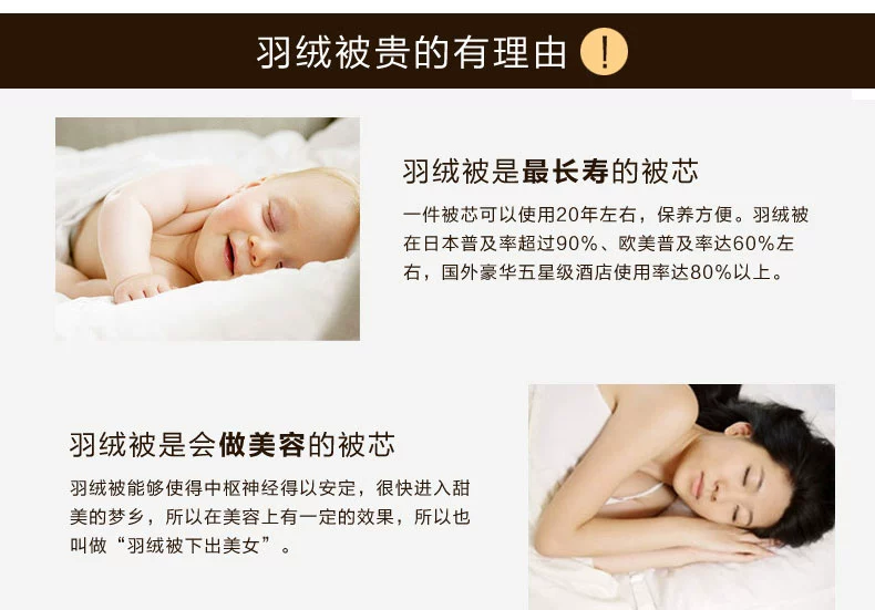 Shefan five-star hotel supplies duck down quilts, down quilt cores, thickened warm quilts pic 27