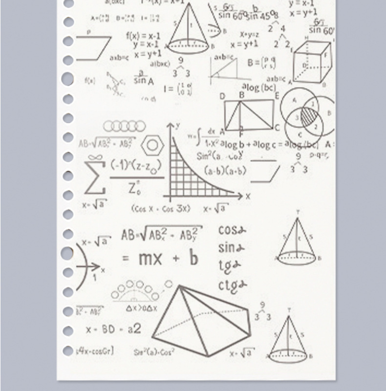 B5 صفحة قابلة للتفكيك، دفتر ملاحظات لخط PP الفارغة في المربع A5A4 pic 16