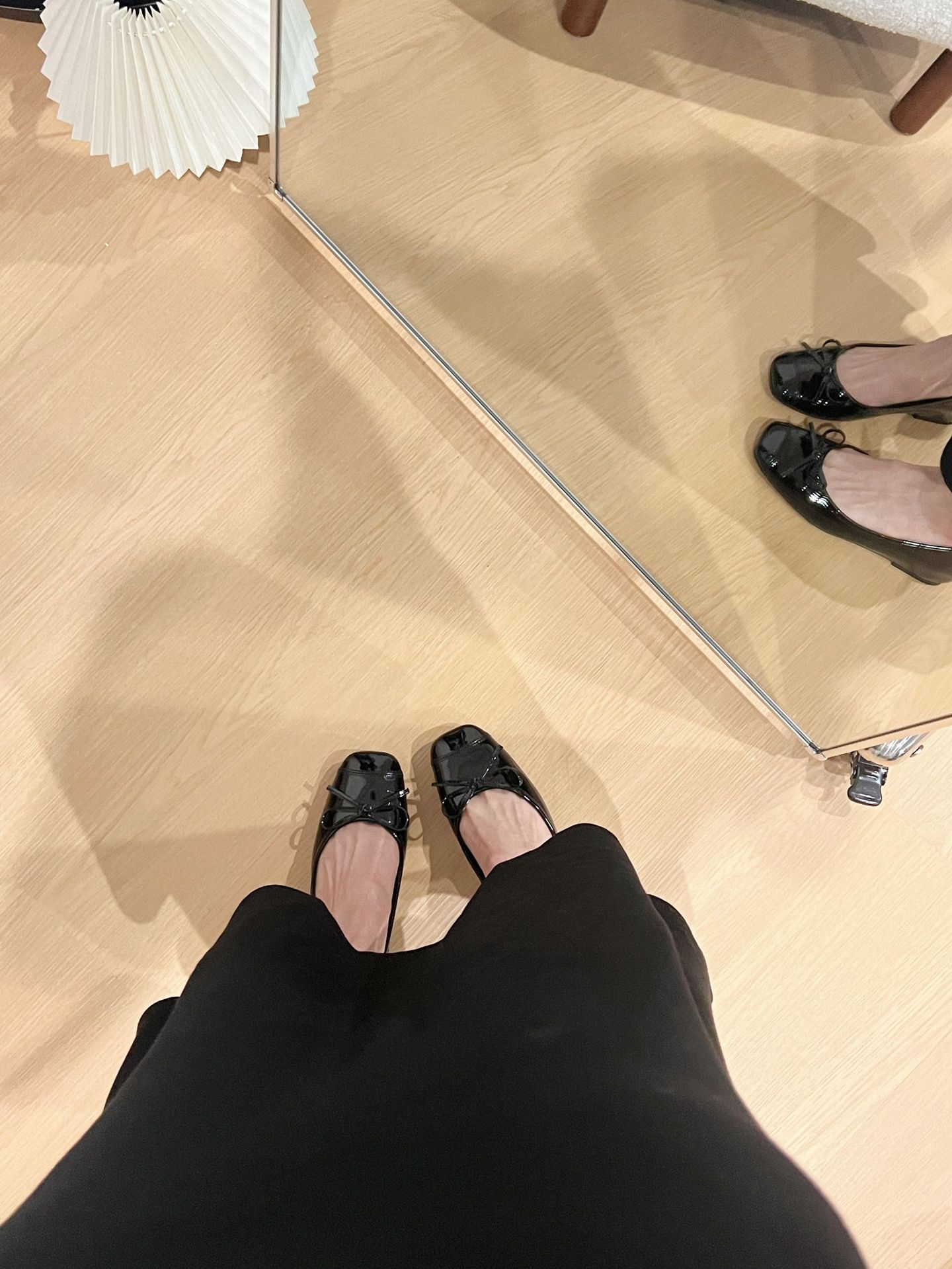 内增高女鞋蝴蝶结方头平底芭蕾鞋女款外穿甜美百搭大方浅口单鞋详情9