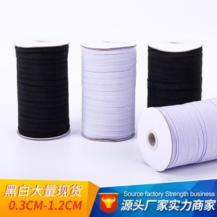 厂家批发彩色加厚螺纹带罗纹带装饰服装涤纶辅料现货箱包编织带详情2