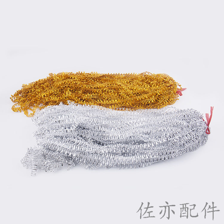 Wholesale of 6*10 water drop gilded silver wire beaded dance hand silk flower costumes, Christmas handicrafts and accessories pic 130