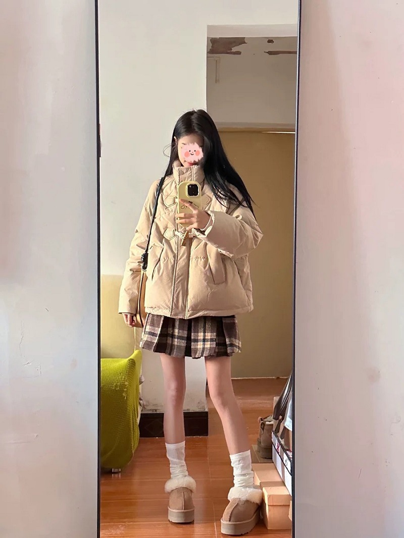 Tazz塔茨特厚底牛皮雪地靴女皮毛一体冬季i ugg i女鞋一脚蹬棉鞋详情21