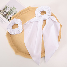 Wholesale of large colored towel loops, seamless adult rubber bands, high-elasticity ponytail tie, hair bands, headwear and hair ties pic 10