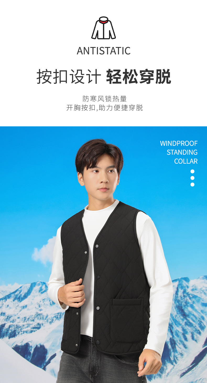 For autumn and winter, you can wear high-end close-fitting inner jackets for warmth. For outerwear, there are new couple woolen vests and thickened waistcoats for women pic 3