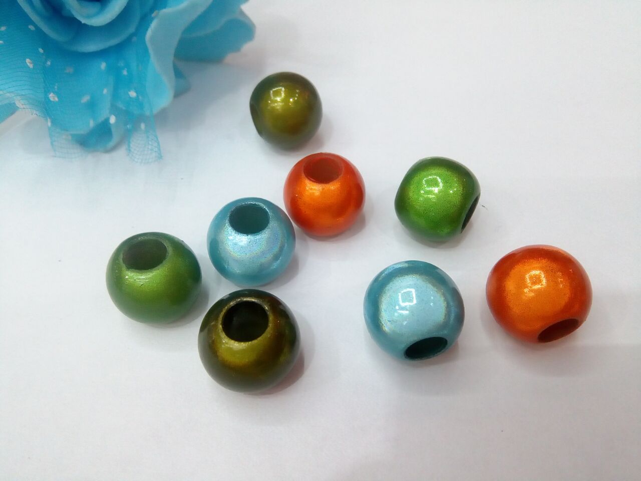 diy handcrafted beads, electroplated beads, jewelry accessories, plastic beads, ABS imitation pearls, acrylic beads pic 10