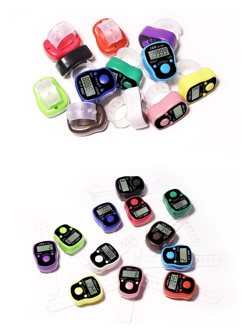 Finger electronic counter, LED luminous ring, mini counter, manual counter, pedestrian flow counter pic 8