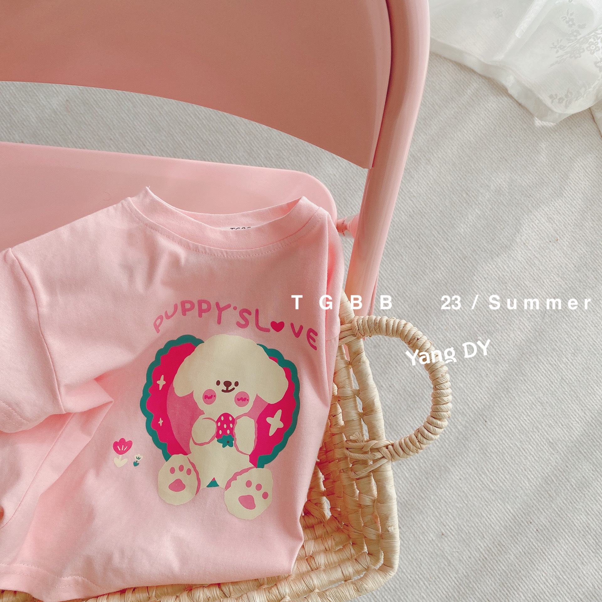 童装t恤短袖儿童半袖女童韩版宝宝上衣洋气潮2023新款男童春装详情4