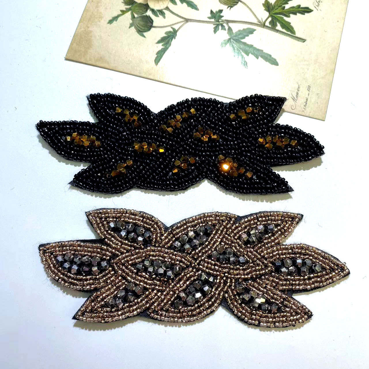 欧美热销款发箍配件气质复古发饰配件手工串珠水晶配饰厂家直销批详情5