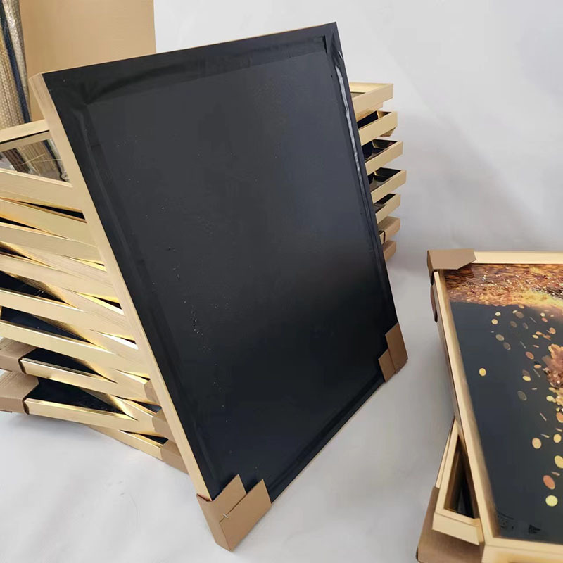 著名建筑埃菲尔铁塔挂画现代轻奢餐厅装饰画外贸大本钟镶钻晶瓷画详情9