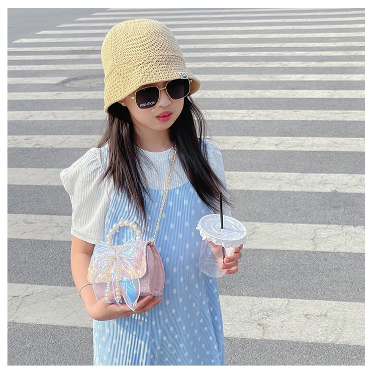 可爱女童斜挎包小香风时尚儿童手提斜背包包公主淑女珍珠包单肩包详情71