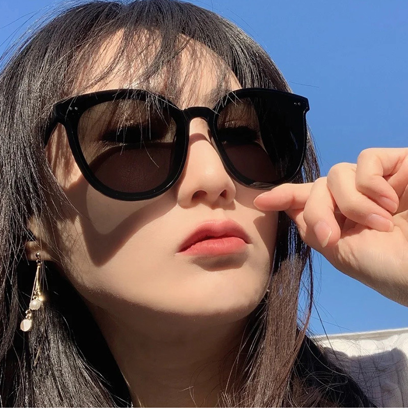 墨镜女椭圆框大框高级感偏光太阳镜方圆脸显瘦防紫外线热销批发详情12