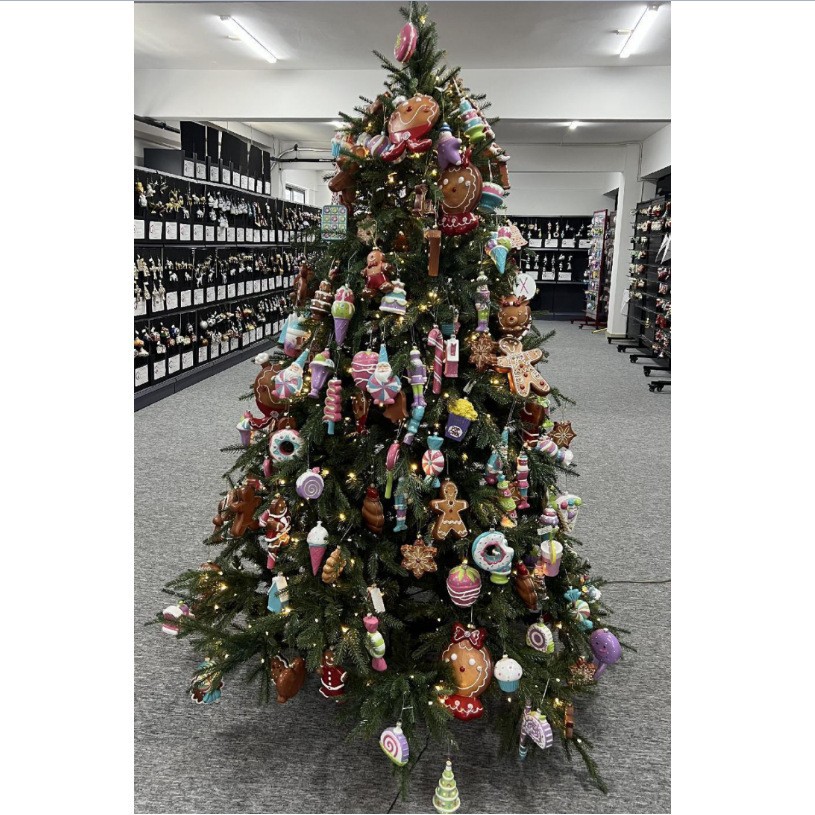 圣诞小火车橱窗装饰道具商场布置挂件christmas tree decoration详情5
