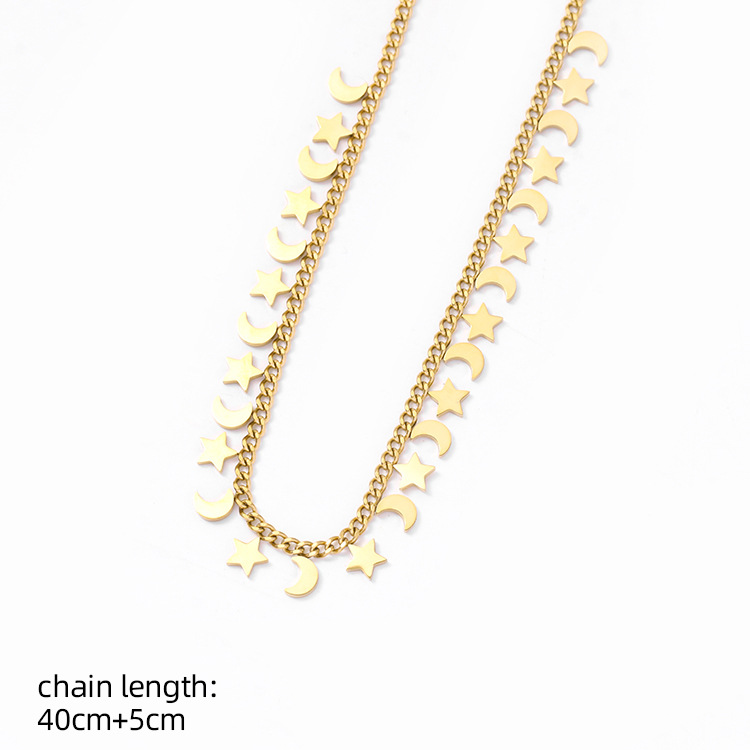 Oval chain, DIY jewelry bracelet, semi-finished accessory, pendant, chain, 18K vacuum electroplated pic 5