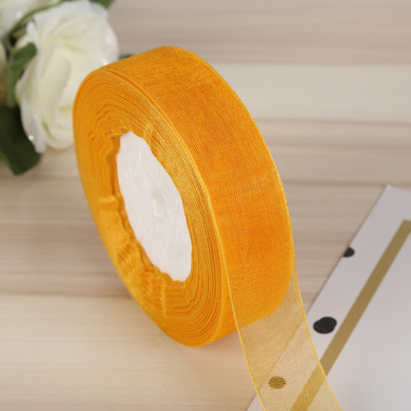 2.5cm ribbon DIY gift packaging tape, edge tape, red ribbon, silk ribbon, satin ribbon, wedding colorful ribbon pic 22