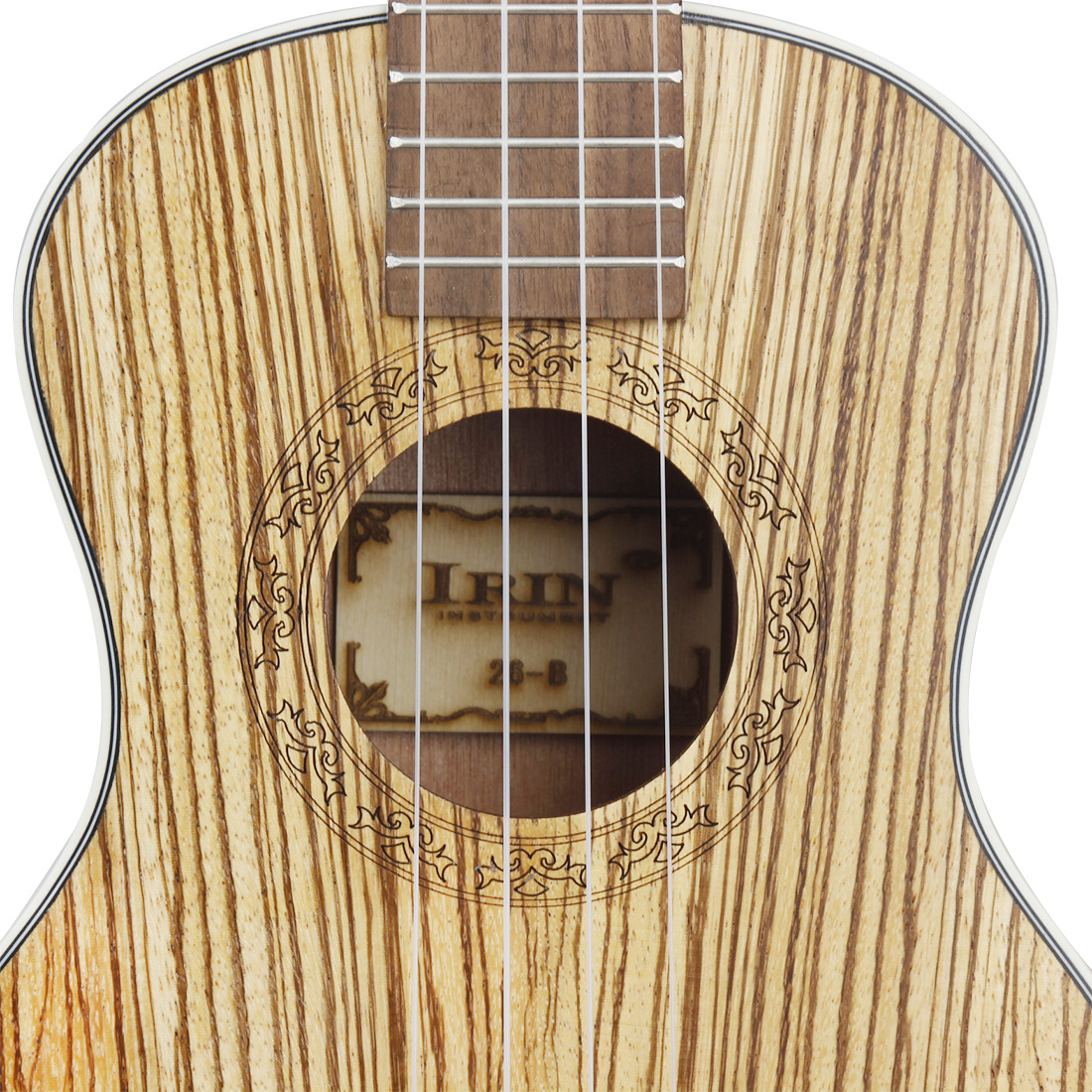 IRIN zebra wood Ukulele, ukulele, Hawaiian 4-string small guitar pic 27